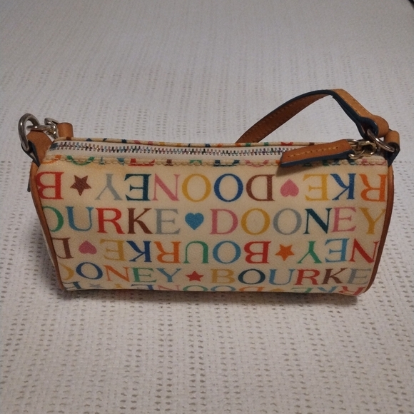 Dooney & Bourke Handbags - Vintage Dooney & Bourke Multicolor Mini Barrel Bag